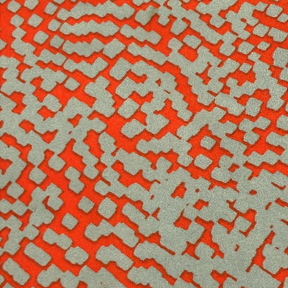 WAYF | Dress w/ Coral & Blue Pattern - Picture 9 of 14